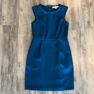 LOFT teal work dress